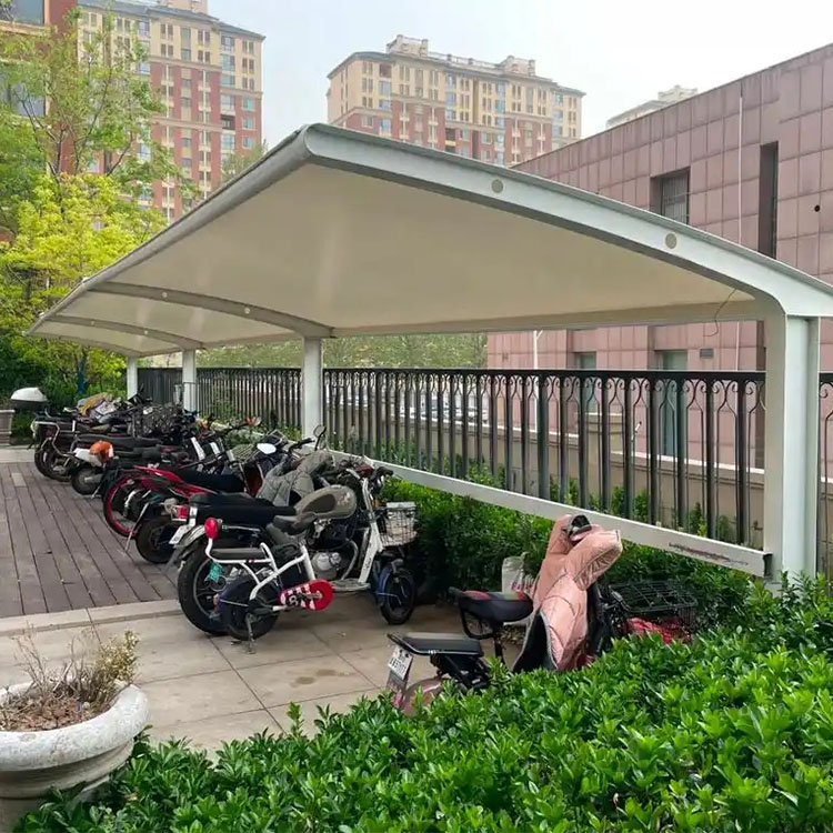 望奎县膜结构电动车棚